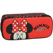 Disney Trousse Minnie Red Dots à 2 compartiments, 26 cm
