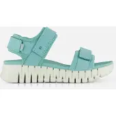 Ecco Sandales à bride cheville Gruuv Sol nubuck femmes - Aquatic