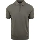 Suitable Polo Demi-Zip Vert taille XXL