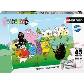 Nathan Puzzle Le monde des Barbapapa 45 pièces