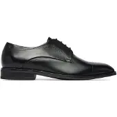 BOSS Derbies en cuir confectionnées en Italie à bout droit
