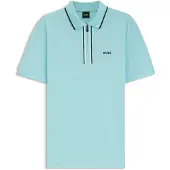BOSS Philix 10272836 Green Short Sleeve Polo Bleu XL Homme