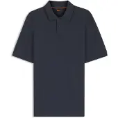 BOSS Polo Regular en piqué de coton structuré en nid d'abeille