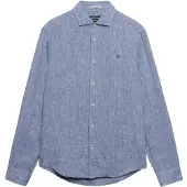 Superdry Chemise 'Riviera' bleu chiné