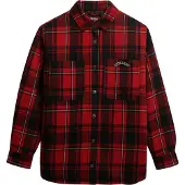 Superdry Femme Chemise Doublée à Carreaux Red Taille: 44