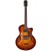 Godin 5th Avenue Cognac Burst Kingpin HB CW SG guitare semi-acoustique