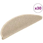 vidaXL Tapis d'escalier autocollants 30 pcs 56x17x3 cm berbère