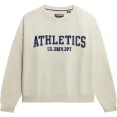 Superdry Sweat-shirt 'Essentials' bleu marine / blanc cassé