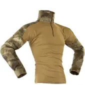 Invadergear Combat Long Sleeve T-shirt Marron L