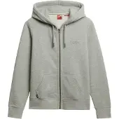 Superdry pour femme. W2012665A Sweat à capuche Essential Logo gris (L), Casuel, Coton