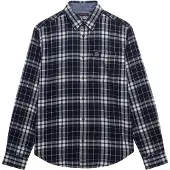 Superdry Chemise bleu / bleu marine / blanc