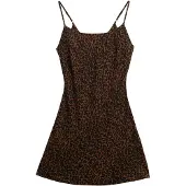 Superdry Robe d’été marron / moka / noir