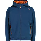 CMP Veste de ski pour enfant , modèle FIX HOOD, couleur bleu nuit, taille 128