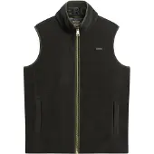 Superdry Homme Gilet en Polaire Estate Noir Taille: S