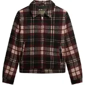 Superdry Veste mi-saison gris / rouge foncé / noir