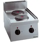 Bartscher Cuisinière électrique 600 2 plaques longues