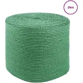 vidaXL Corde en Jute Vert Jute 100% Tossa