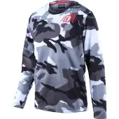 Troy Lee Designs Flowline Spray Camo Maillot vélo jeunesse