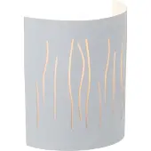 Brilliant Applique murale Lampe Lampe Demi-coque Blanc 93461/05