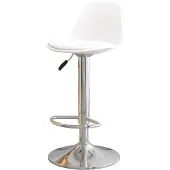 Lykke Tabouret de bar Comfort blanc