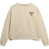 Superdry Athletic Relaxed Fit Sweatshirt Beige XL Femme