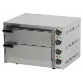Bartscher Mini 2 Four à pizza en acier inoxydable 3000W Four à pizza Four à mini-four