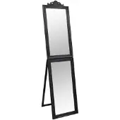 vidaXL Miroir sur pied noir 45 x 180 cm
