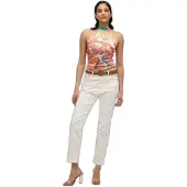 Superdry Haut azur / jaune / orange clair / rose ancienne