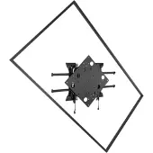Chief FRA - Composant de montage (adaptateur pivotant) pour écran LCD (24.90 kg), Support mural pour TV, Noir