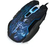 Logilink Souris de jeu optique, filaire, noire