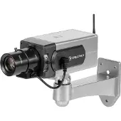 Cabletech DK-13 caméra factice, noire, LED, PIR