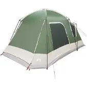 vidaXL Tente de type chalet, 8 personnes, verte, en polyester et en acier
