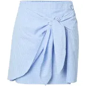 Y.A.S Jupe 'YASAnnalea' bleu ciel / blanc