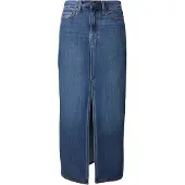 Levi's Jupe 'Ankle Column Skirt' bleu foncé