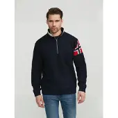 Holebrook Pull-over 'Norwegian' bleu marine