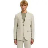Selected Coupe Slim Blazer À Simple Boutonnage Homme Blanc 46
