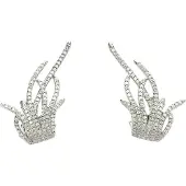 Avant Garde Boucles d'oreilles 'Petrala' argent