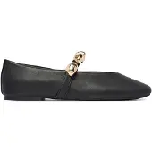 Steve madden Ballerines à lanières 'Poppin' bronze / noir