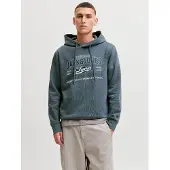 Jack & Jones Logo Hoodie Bleu M Homme