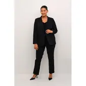 KAFFE CURVE Blazer 'Sakira' noir