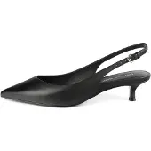 L37 HANDMADE SHOES Escarpins à bride arrière 'ELEGANCE ESSENCE' noir