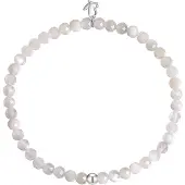 Glanzstücke Bracelet argent / blanc