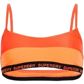 Superdry pour femme. W3010396A Haut de bikini bralette extensible orange (M), Beachwear, Polister recyclé, Durable