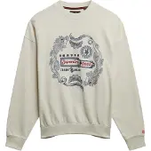 Superdry Sweat-shirt 'Tokyo Narrative' mélange de couleurs / blanc cassé