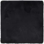 vidaXL Tapis shaggy à poils longs NAVARRA noir 240x240 cm polyester