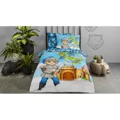 Bonjour les enfants Housse de couette pour enfants Knight 140x200/220 cm