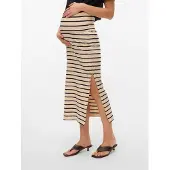 Mamalicious Jupe 'MLEva' noir / blanc cassé