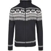 Brandit Vestes en maille bleu marine / blanc