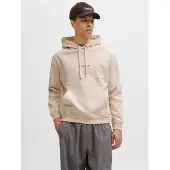 Jack & Jones Norrebro Emb Hoodie Beige S Homme