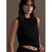 Hey Honey Haut 'Cropped Top' noir